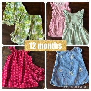 12 Month Girls Outfit: Outfit and Dresses